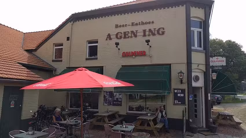 Eetcafe aan het eind, limburgs vertaald( A Gen Ing)