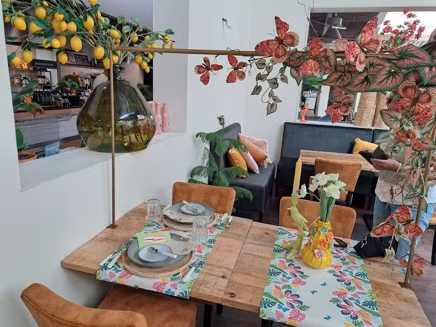 Eten in de Proeftuin Cruquius